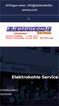 Mobile Screenshot of elektrokohle-service.com